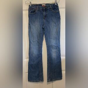 Place 1989 Bootcut Stretch Size 14 Jeans Adjustable Waist Vintage Boy’s Cotton